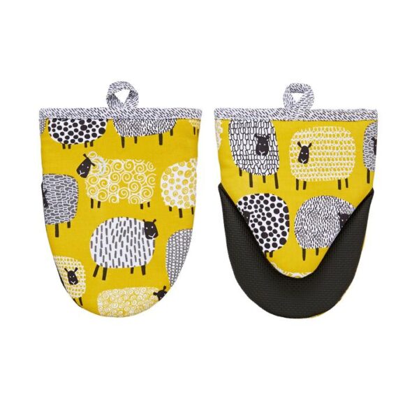 DOTTY SHEEP MICRO MITTS - SET OF 2