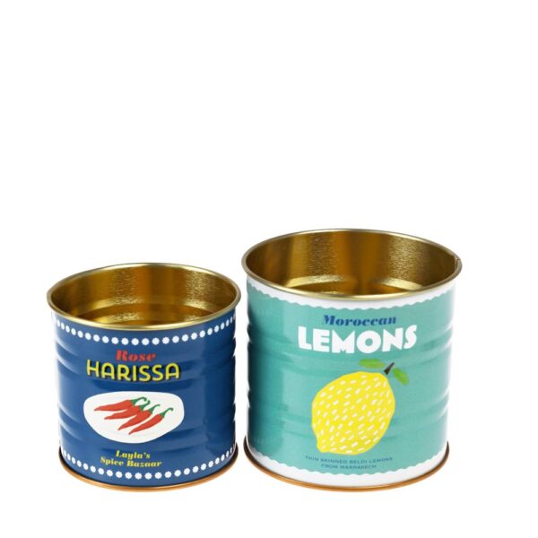 MINI LEMONS & HARISSA TINS - SET OF 2