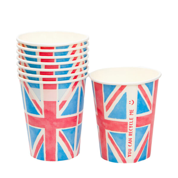 BEST OF BRITISH  PAPER CUP - 8 PACK - Image 2