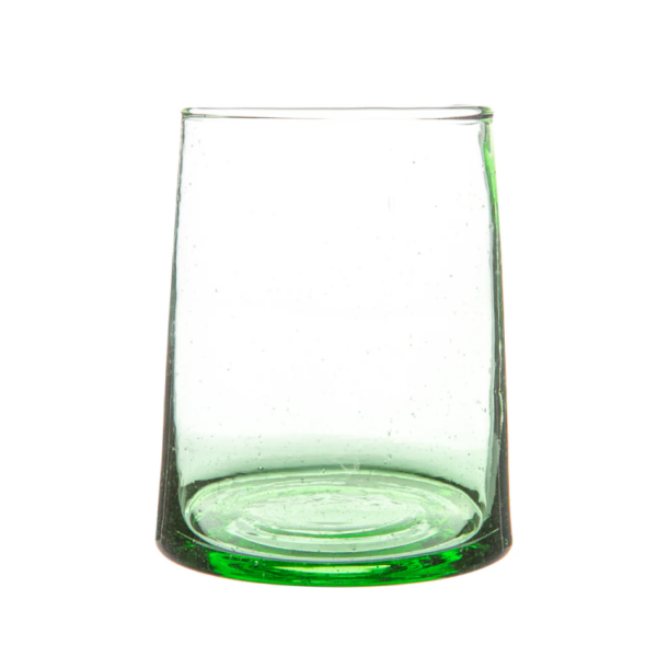 MERZOUGA RECYCLED GLASS TUMBLER - GREEN - Image 2
