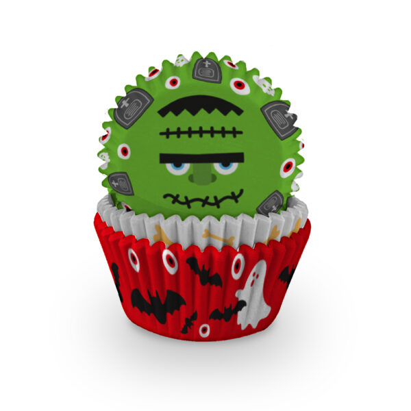 HALLOWEEN CHARACTERS CUPCAKE CASES - PACK OF 60