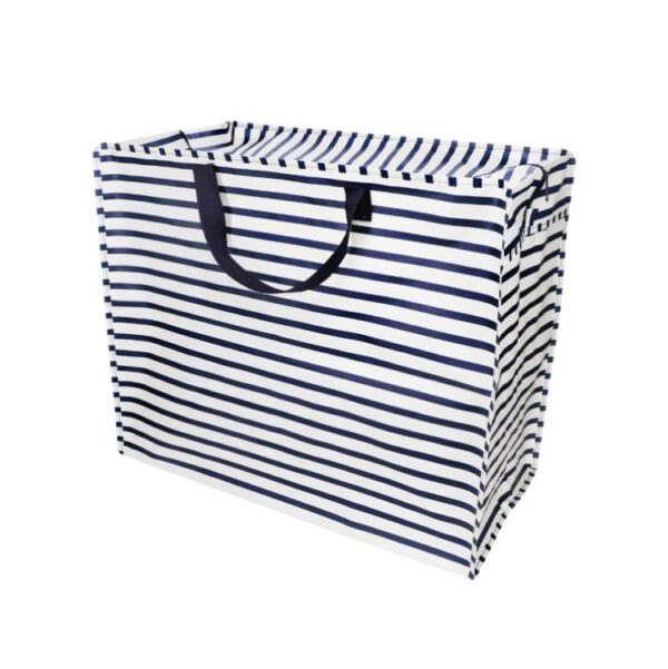 JUMBO STORAGE BAG - NAUTICAL STRIPES - Image 2