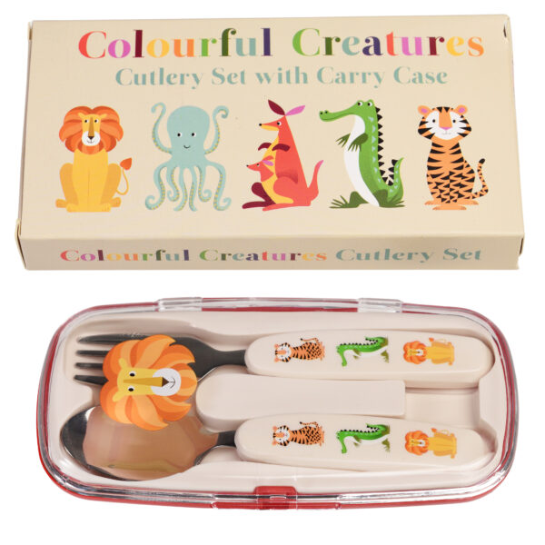 COLOURFUL CREATURES CUTLERY SET