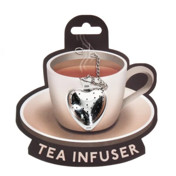 STAINLESS STEEEL TEA INFUSER -HEART - Image 2