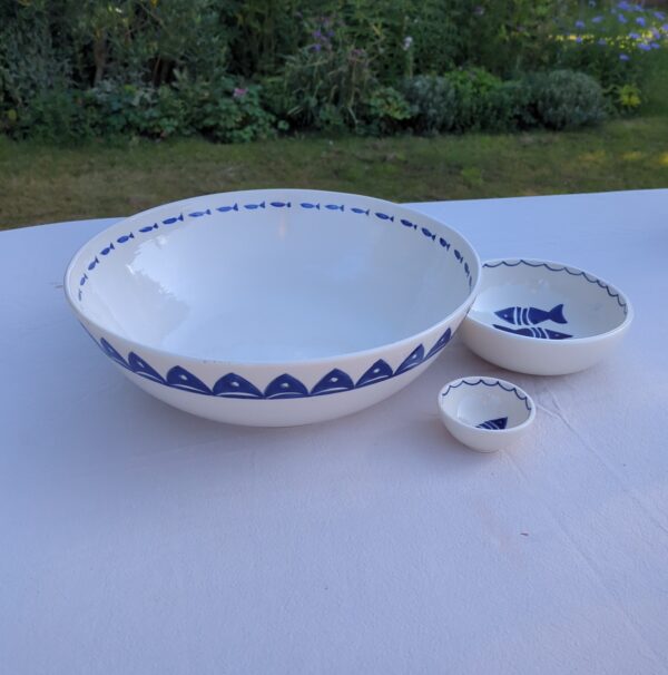 POISSON KELIBIA SALAD BOWL - 38CM - Image 4