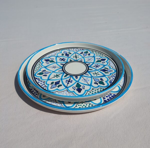 SOUK BLUE PLATE - 26CM - Image 2