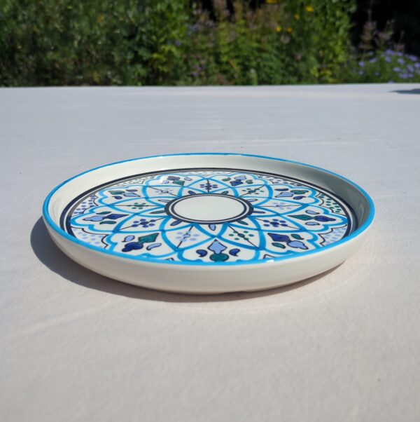 SOUK BLUE PLATE - 22CM - Image 3