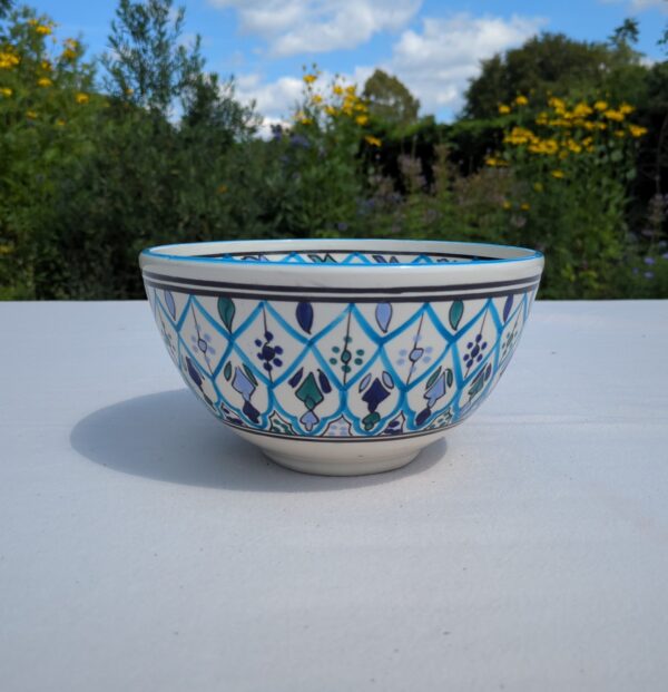 SOUK BLUE SMALL SALAD BOWL - 21CM