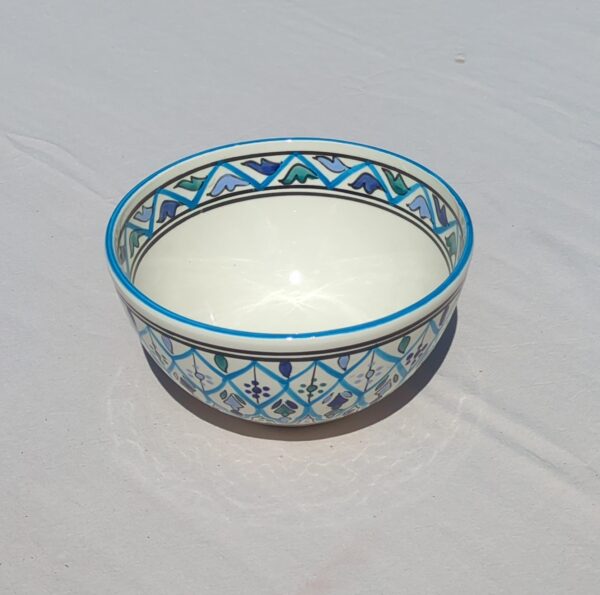 SOUK BLUE SMALL SALAD BOWL - 21CM - Image 3