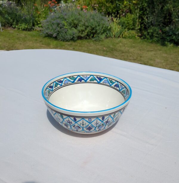 SOUK BLUE  MEDIUM SALAD BOWL - 25CM - Image 2