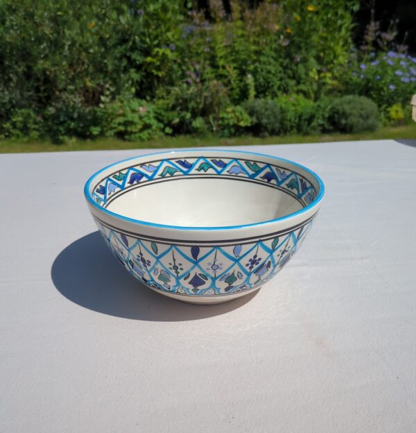 SOUK BLUE  MEDIUM SALAD BOWL - 25CM - Image 3