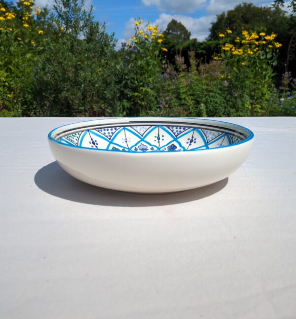 SOUK BLUE SHALLOW DISH - 26CM