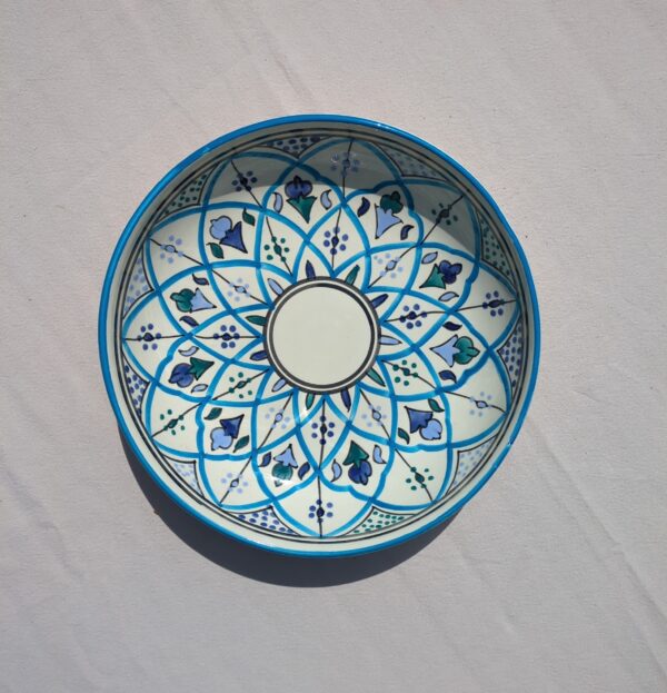 SOUK BLUE SHALLOW DISH - 26CM - Image 2