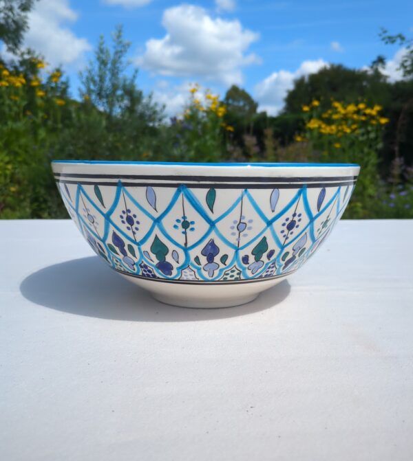 SOUK BLUE  LARGE SALAD BOWL - 30CM - Image 2