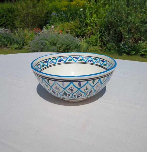 SOUK BLUE  LARGE SALAD BOWL - 30CM - Image 3