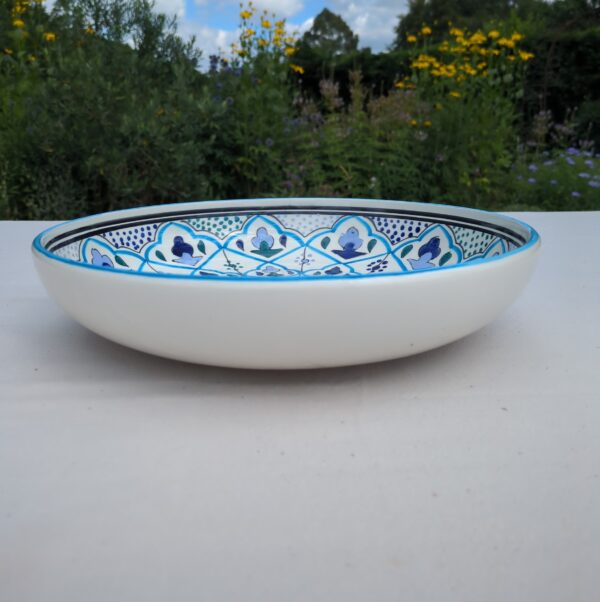 SOUK BLUE  SHALLOW DISH - 32CM