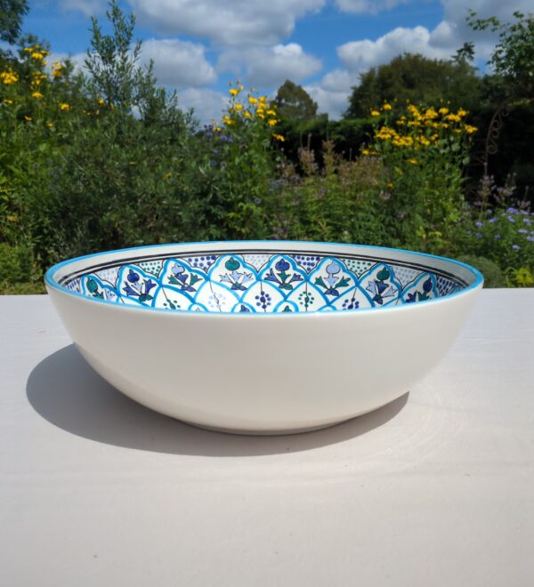 SOUK BLUE  SALAD BOWL - 38CM