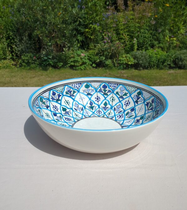 SOUK BLUE  SALAD BOWL - 38CM - Image 2