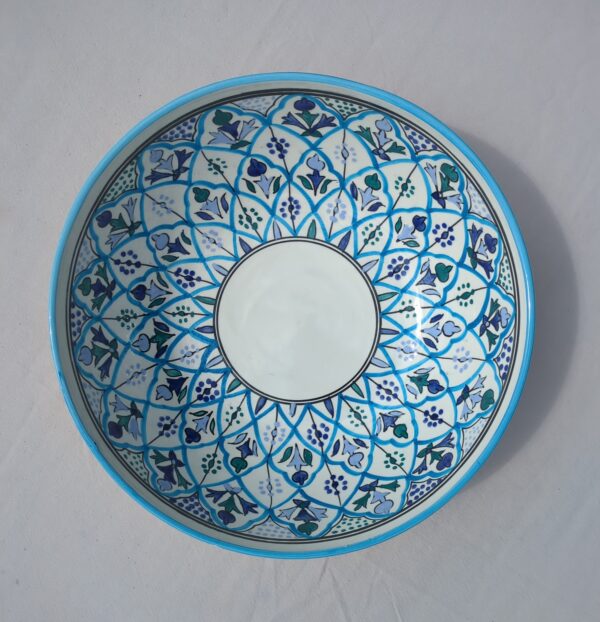 SOUK BLUE  SALAD BOWL - 38CM - Image 3