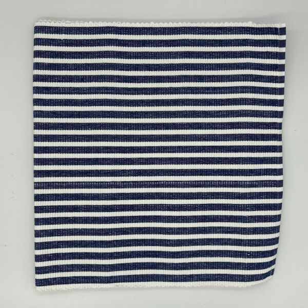 WOVEN BLUE TABLE RUNNER 140cm x 40cm - Image 2