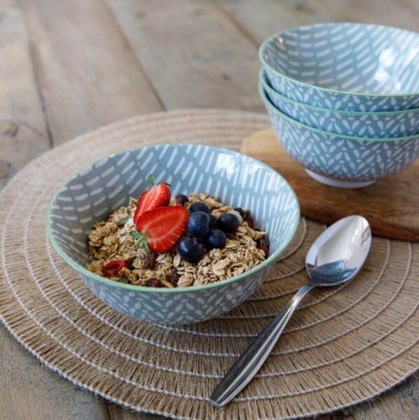 MIKASA BOWL - LIGHT GREY