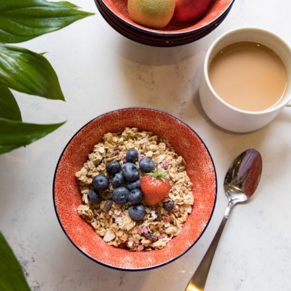 MIKASA BOWL - RED FLORAL