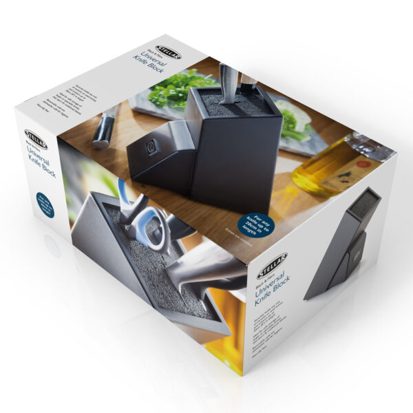 STELLAR FIBRE KNIFE BLOCK - BLACK - Image 3
