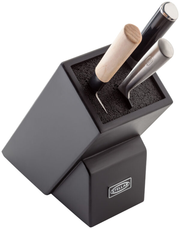 STELLAR FIBRE KNIFE BLOCK - BLACK - Image 4