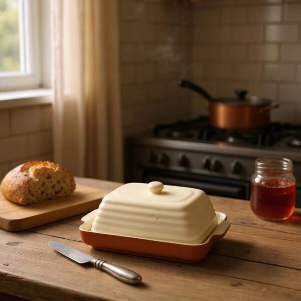 PORTO TERRACOTTA BUTTER DISH