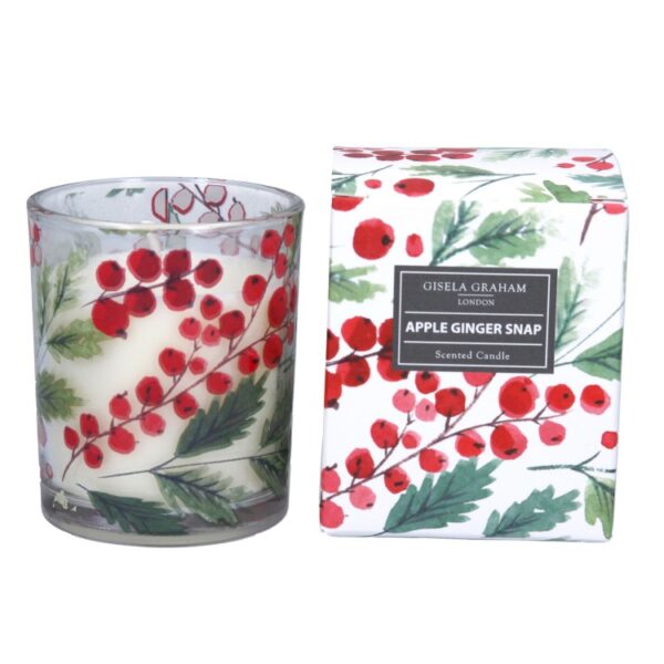 SCENTED CANDLE - RED BERRY/APPLE GINGER SNAP