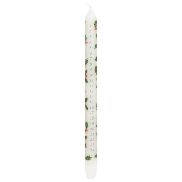 BOTANICAL HOLLY ADVENT CANDLE