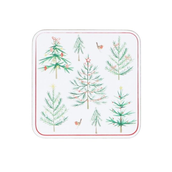 CHRISTMAS TREE COASTERS - SET OF 4
