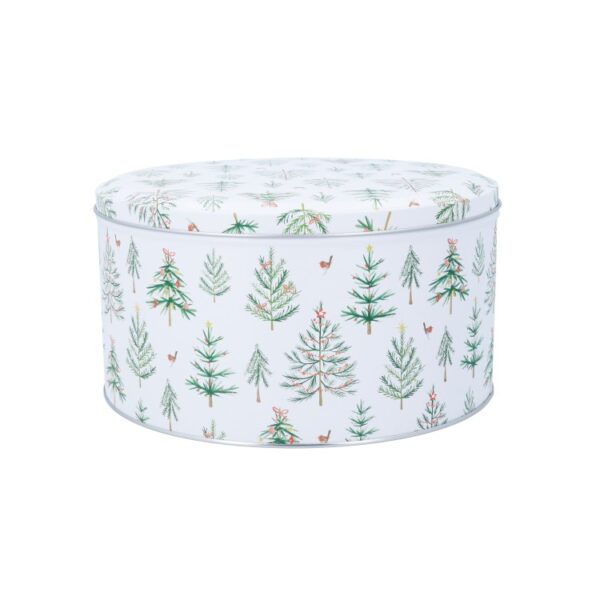 CHRISTMAS TREES CAKE TIN