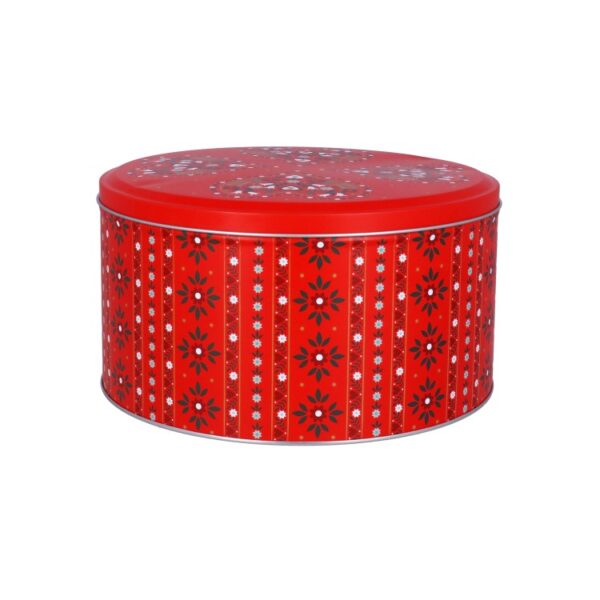 ALPINE RED CAKE TIN