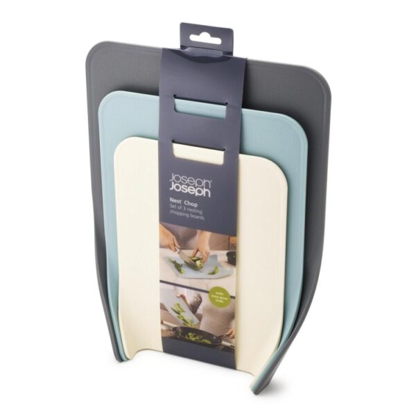 JOSEPH JOSEPH NEST CHOPPING BOARDS  - OPAL / 3 PIECE SET