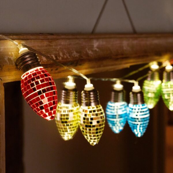 RETRO POP BULB MINI STRING LIGHTS - 20 LIGHTS 2 M - Image 3