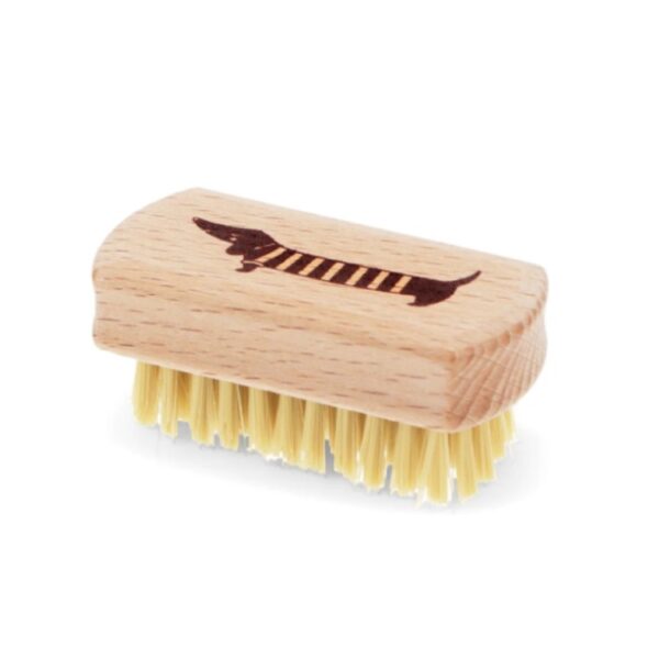 MINI WOODEN NAIL BRUSH - DOG - Image 2