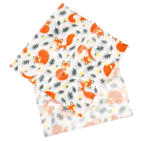 RUSTY THE FOX GREASEPROOF PAPER - 30 SHEETS - Image 2