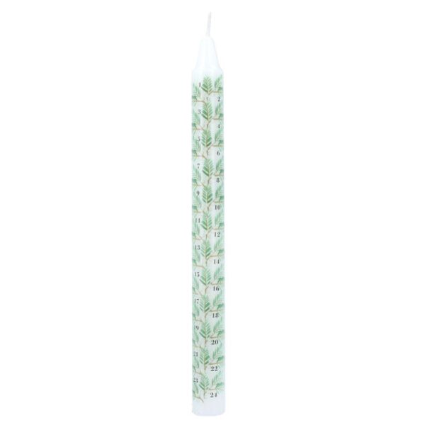 ADVENT CANDLE - FIR SPRIGS & BERRIES