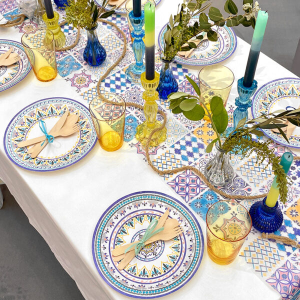 SOUK BLUE TABLE RUNNER