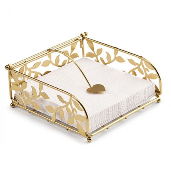 GOLD BRANCH NAPKIN HOLDER