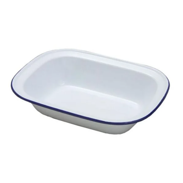 FALCON ENAMEL RECTANGULAR PIE DISH - 15 X 20CM