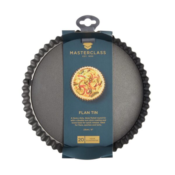 MASTERCLASS NON STICK QUICHE TIN - 23CM / 9" - Image 2