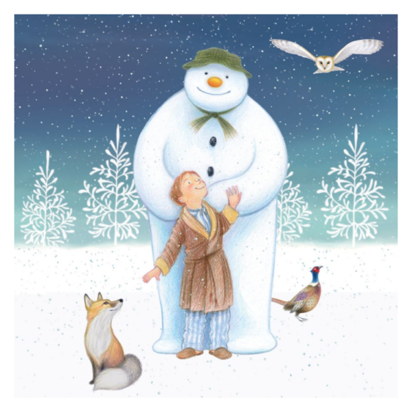 THE SNOWMAN AND WOODLAND FRIENDS PAPER NAPKINS