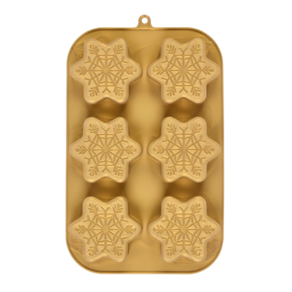 TALA CHRISTMAS SILICONE GOLD SNOWFLAKE MOULD - Image 2
