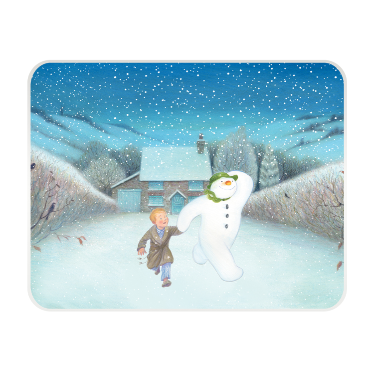 THE SNOWMAN AND JAMES GLASS WORKTOP PROTECTOR