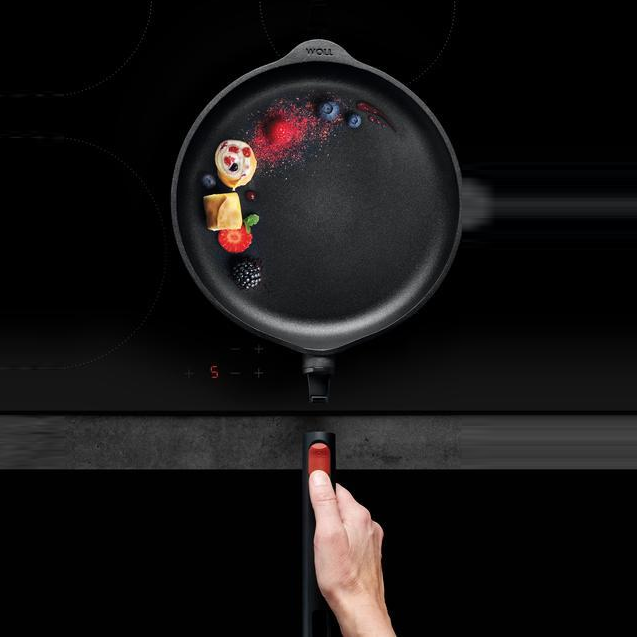 WOLL 'ECO LOGIC' FRYING PAN WITH REMOVABLE HANDLE - 32CM - Image 2