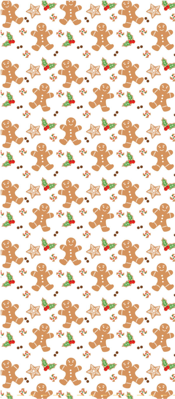 CELLOPHANE GIFT BAGS -  GINGERBREAD FRIENDS - PACK OF 20 - Image 2