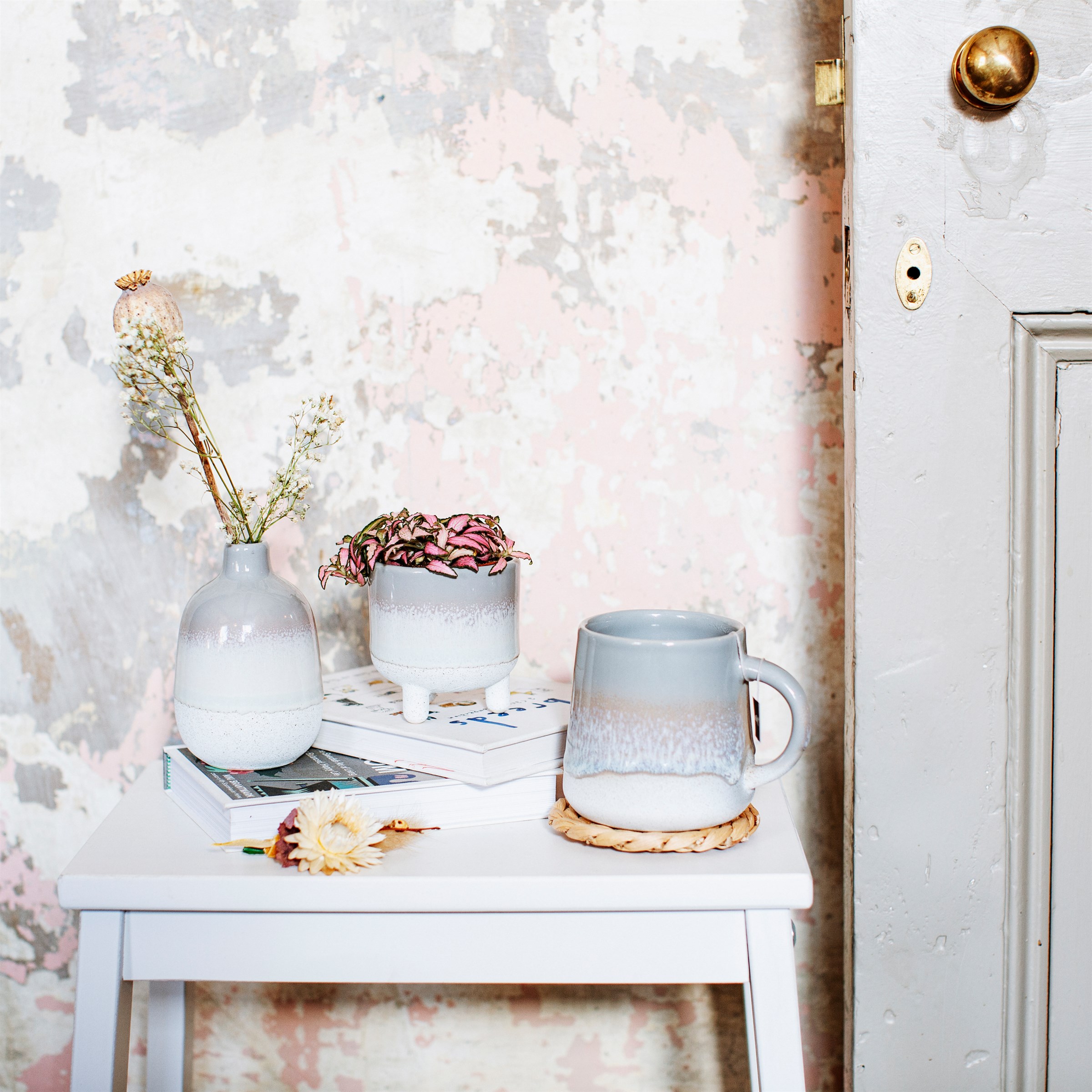 MOJAVE GREY GLAZED MUG - Image 2