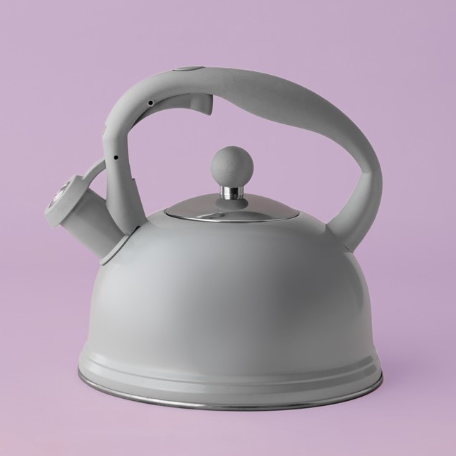TYPHOON GREY STOVE TOP KETTLE - 1.8 LITRES